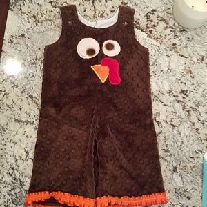 Cute "Silly Turkey" Onsie Costume/Outfit 6m